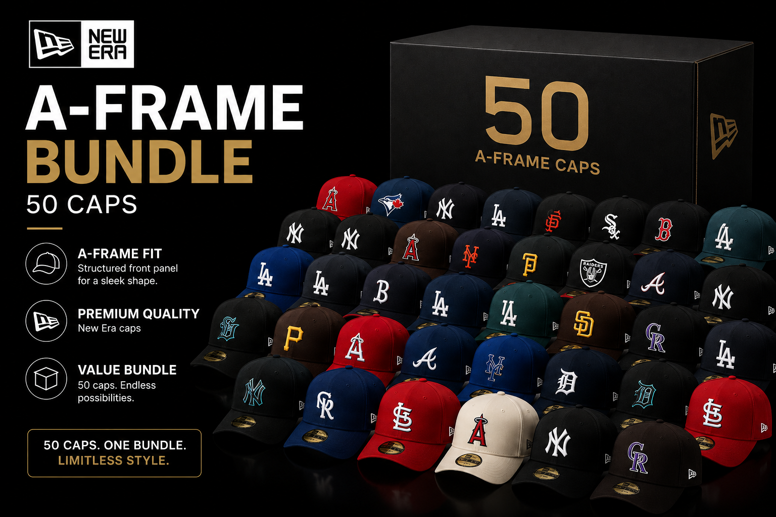 50 CAPS Starter Bundle (€12,98 per unit)